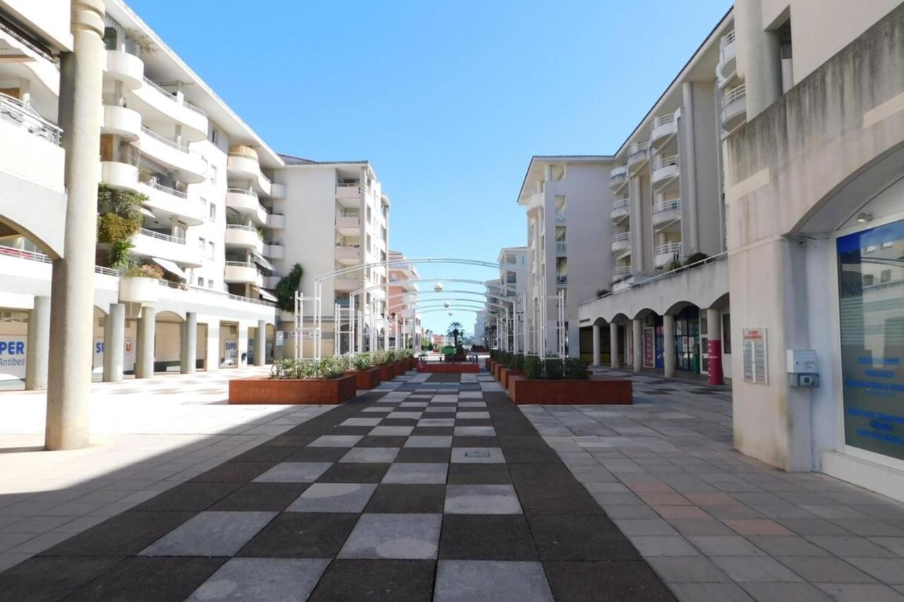 Apartament "T2 "Antibes Les Pins 3" Air Conditionned Sea View With Parking And Pool" Zewnętrze zdjęcie