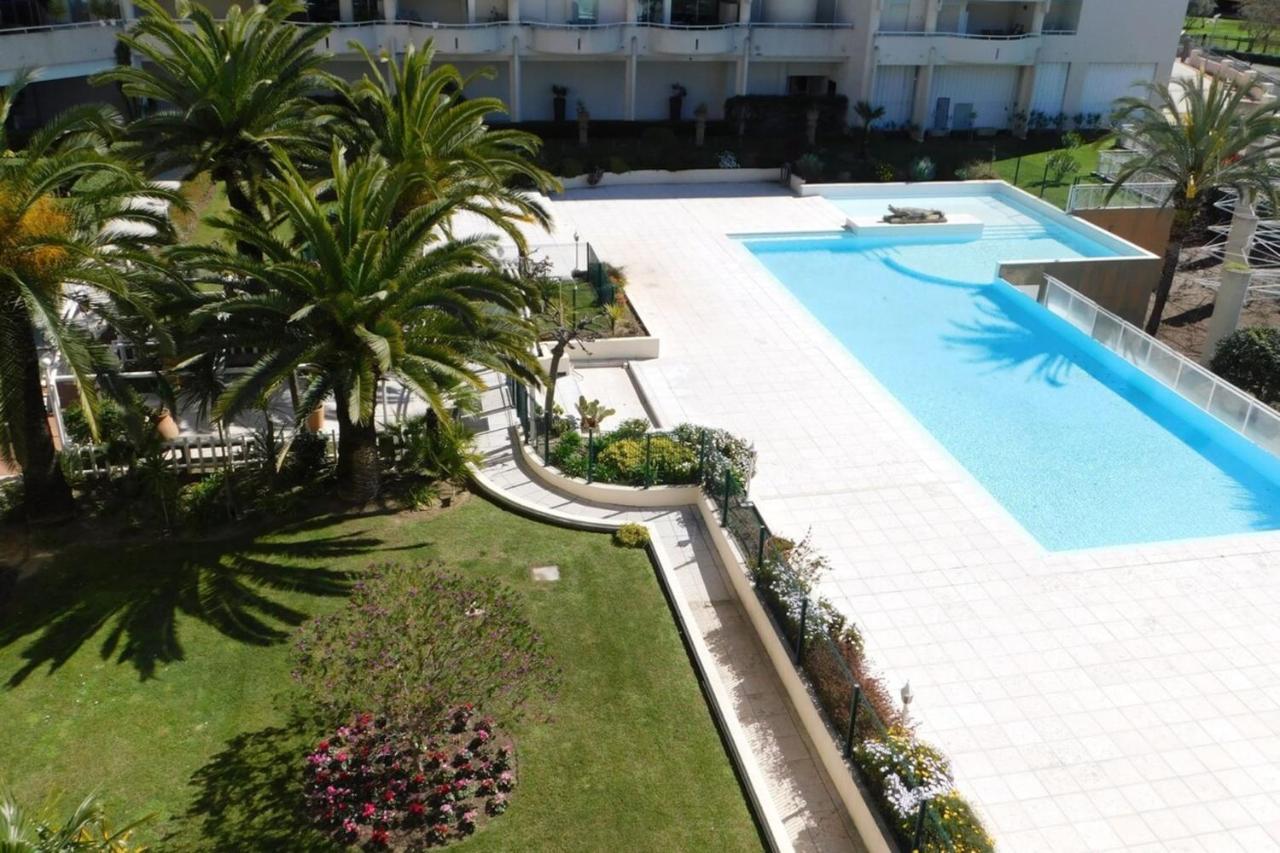 Apartament "T2 "Antibes Les Pins 3" Air Conditionned Sea View With Parking And Pool" Zewnętrze zdjęcie