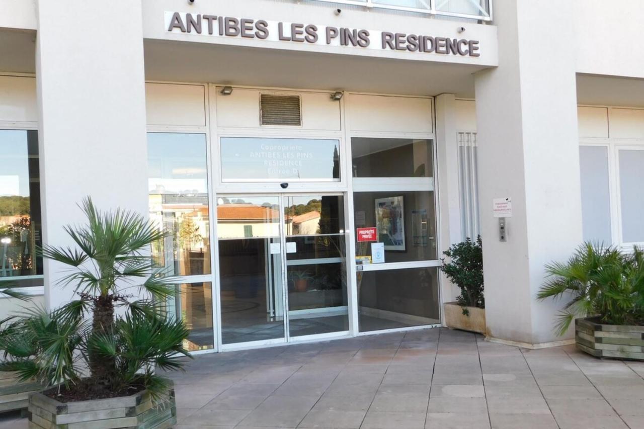 Apartament "T2 "Antibes Les Pins 3" Air Conditionned Sea View With Parking And Pool" Zewnętrze zdjęcie